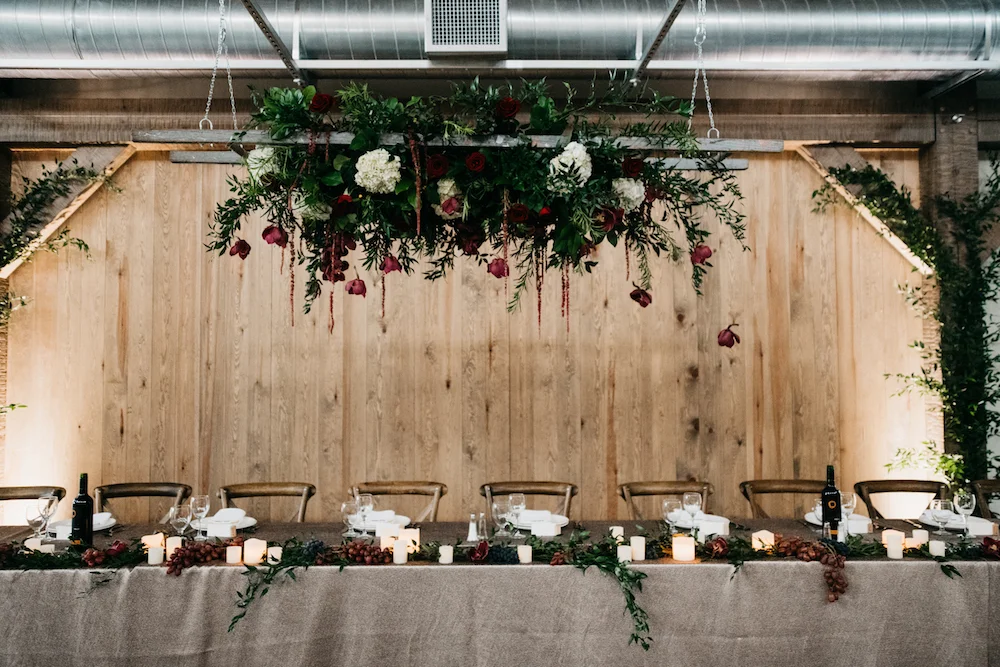Wedding head table outlet